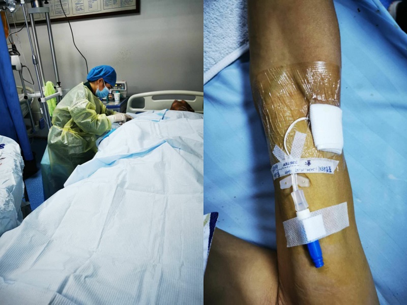 重症医学科成功开展首例中线导管置入术